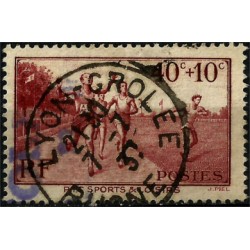 (B61) Francia. 1937. 40 + 10 Centimes. Obras sociales y deportivas (Usado)