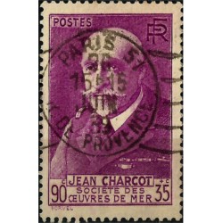 (B69) Francia. 1938-39. 90 + 35 Centimes. Jean Baptiste Charcot (Usado)
