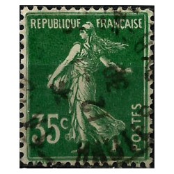 (176) Francia. 1906-37. 35 Centimes. Sembradora (Usado)