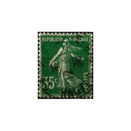 (176) Francia. 1906-37. 35 Centimes. Sembradora (Usado)