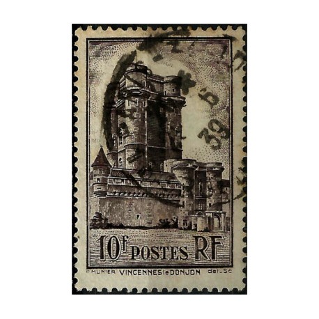 (346) Francia. 1938. 10 Francs. Vincennes (Usado)