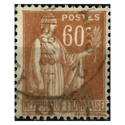 (269) Francia. 1932-39. 60 Centimes. Símbolo de la Paz (Usado)