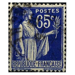 (271) Francia. 1932-39. 65 Centimes. Símbolo de la Paz (Usado)