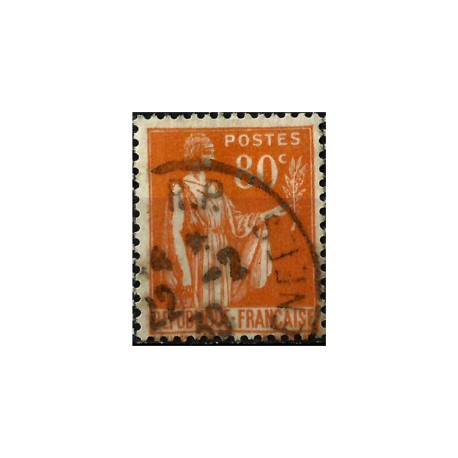 (273) Francia. 1932-39. 80 Centimes. Símbolo de la Paz (Usado)