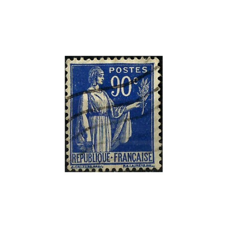 (276) Francia. 1932-39. 90 Centimes. Símbolo de la Paz (Usado)