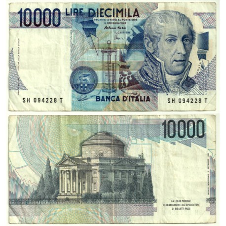 (112d) Italia. 1984. 10000 Lira (MBC)