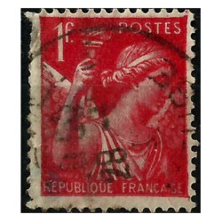 (378) Francia. 1939-44. 1 Franc. Iris (Usado)