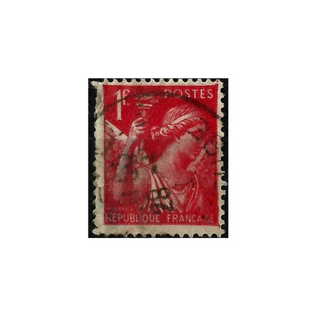 (378) Francia. 1939-44. 1 Franc. Iris (Usado)