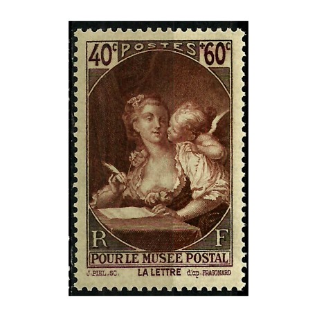 (B92) Francia. 1939. 40 + 60 Centimes. Museo Postal (Nuevo)