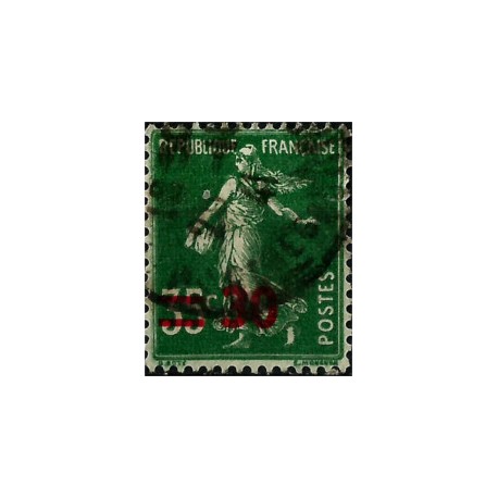 (400) Francia. 1940-41. 30 Centimes. Sobrecarga (Usado)