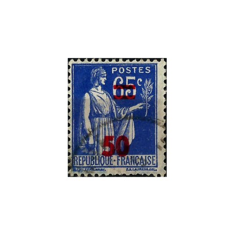 (402) Francia. 1940-41. 50 Centimes. Sobrecarga (Usado)