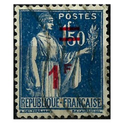 (409) Francia. 1940-41. 1 Franc. Sobrecarga (Usado)