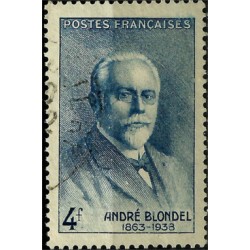 (454) Francia. 1942. 4 Francs. André Blondel (Usado)