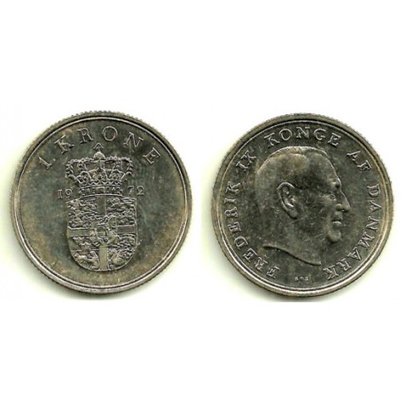 (581.1) Dinamarca. 1971. 1 Kroner (MBC)