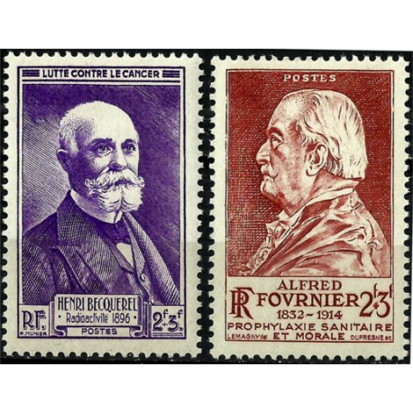 (B201-B202) Francia. 1946. Serie Completa. Personajes (Nuevo)