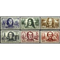 (B330 a B335) Francia. 1959. Serie Completa. Personajes (Nuevo)