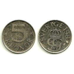 (853) Suecia. 1982. 5 Kronor (MBC)