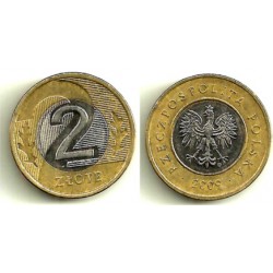(Y283) Polonia. 2009. 2 Zlote (MBC)