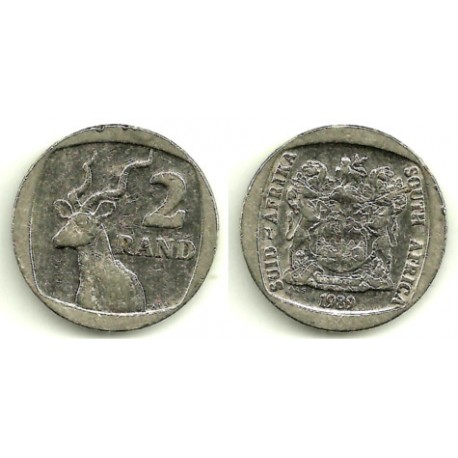 (139) Sudáfrica. 1989. 2 Rand (MBC-)