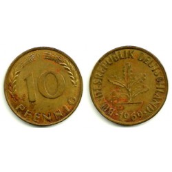 (108) Alemania. 1969(D). 10 Pfennig (MBC)