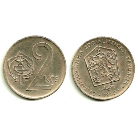 (75) Checoslovaquia. 1975. 2 Koruny (MBC+)