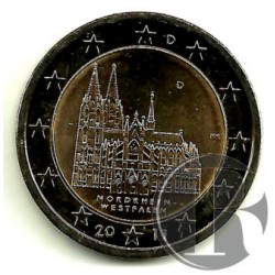 Alemania. 2011(A). 2 Euro (SC) Renania del Norte-Westfalia
