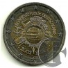 Alemania. 2012(D). 2 Euro (SC) X Aniversario del Euro