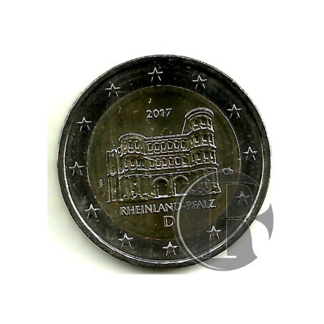 Alemania. 2017(J). 2 Euro (SC) Rheinland-Pfalz