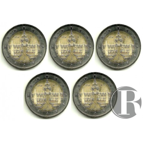 Alemania. 2016. 2 Euro (ADFGJ) (SC)