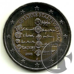Austria. 2005. 2 Euro (SC) Tratado