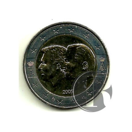 Belgica. 2005. 2 Euro (SC) Unión Bélgica-Luxemburgo