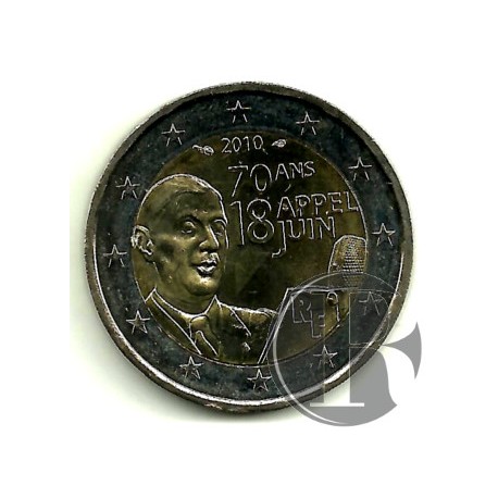 Francia. 2010. 2 Euro (SC) 18 de Junio