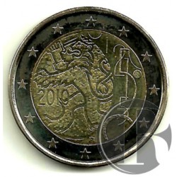 Finlandia. 2010. 2 Euro (SC) 150 Aniv. emisión de Monedas y Billetes
