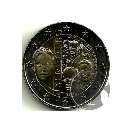 Luxemburgo. 2015. 2 Euro (SC) Nassau