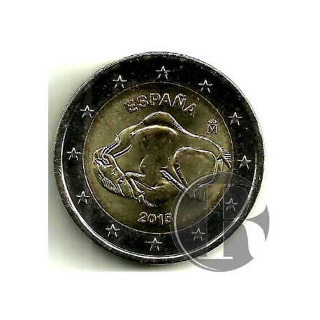 España. 2015. 2 Euro (SC) Cueva de Altamira