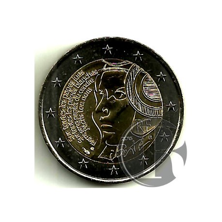 Francia. 2015. 2 Euro (SC) Fiesta de la Federación Francesa