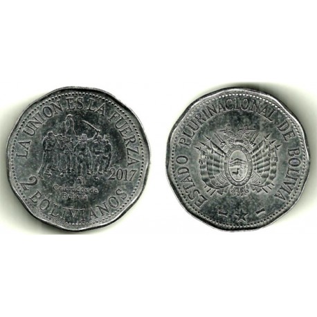 Bolivia. 2017. 2 Pesos (SC)