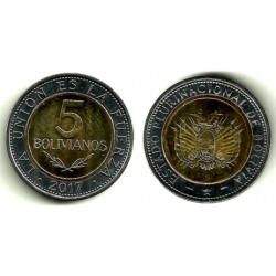 Bolivia. 2017. 5 Pesos (SC)