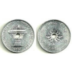 (6) Laos. 1952. 50 Cents (SC)