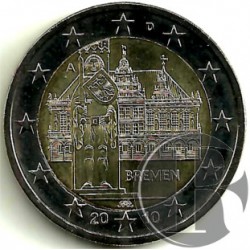 Alemania. 2010(G). 2 Euro (SC) Bremen