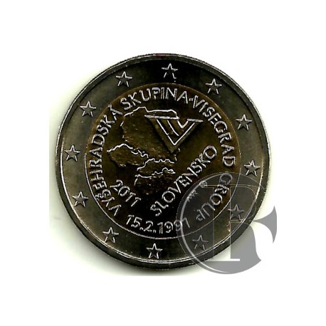 Eslovaquia. 2011. 2 Euro (SC) Visegrad