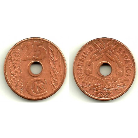 1938 25 Céntimos (SC)