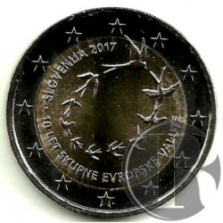 Eslovenia. 2017. 2 Euro (SC) X Aniversario del Euro