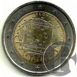 Eslovenia. 2015. 2 Euro (SC) Bandera Europea