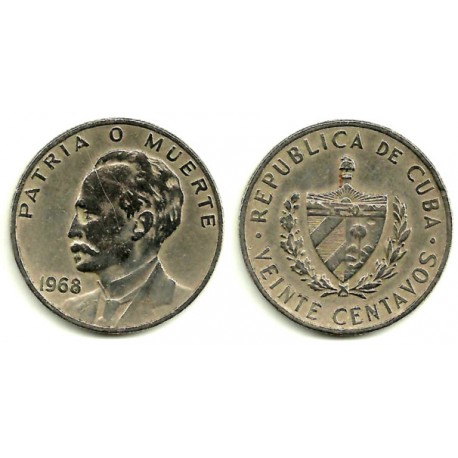 (31) Cuba. 1968. 20 Centavos (MBC-)