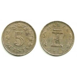 (10) Malta. 1972. 5 Cents (MBC)