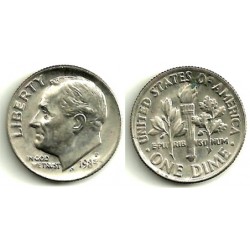 (195a) Estados Unidos de América. 1983(P). 1 Dime (MBC)