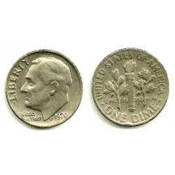 (195a) Estados Unidos de América. 1970. 1 Dime (MBC)