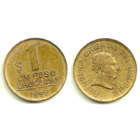 (103.2) Uruguay. 1998. 1 Peso (MBC-)