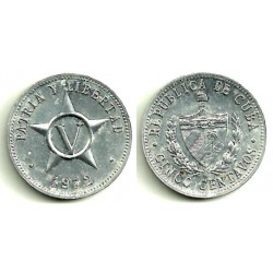 (34) Cuba. 1972. 5 Centavos (SC)